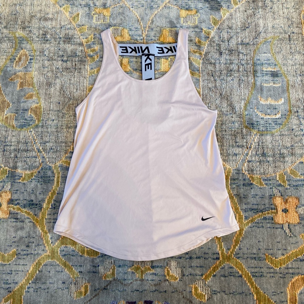 Nike pro Dri fit women’s strap tank top size medium pink